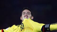 James y su amor por la Selecci&oacute;n. Puso el coraz&oacute;n, despu&eacute;s el empate.