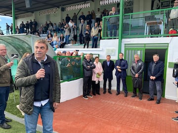 Homenaje a Manolo Sanchis en el  Estadio Municipal de Alberic  que a partir de ahora llevará el nombre de Manolo Sanchis.