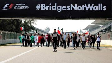 Serigo Pérez y el GP de México lanzan campaña contra el muro