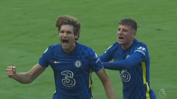 Marcos Alonso emula a Messi en el debut victorioso del Chelsea