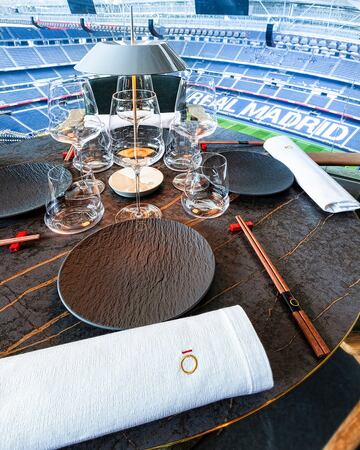Durante los partidos el espacio ofrece todos los servicios únicos y exclusivos del Área VIP-Corporate Hospitality.