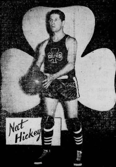 En 1948 Nat Hickey era el entrenador de los Providence Steamrollers de la BAA, liga que sería precursora de la actual NBA. El 28 de enero, en un partido contra los Knicks de Nueva York, Hickey decidió entrar al parqué en los últimos minutos de la primera parte para intentar ayudar a su equipo a remontar el partido. Finalmente los Steamrollers cayeron ante los Knicks por 75 - 71, pero Hickey consiguió entrar en los libros de historia como el jugador más veterano en competir en la mayor liga de baloncesto del mundo.