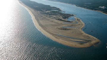 Imagen de la Flecha del Rompido, ubicado en la provincia de Huelva. Foto (Junta de Andalucía)