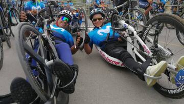 Ciclistas paralímpicos