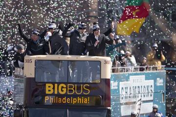 Las imágenes del desfile de los Eagles en Philadelphia tras el Super Bowl LII