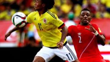 Juan Guillermo Cuadrado, volante de la selección mayor de Colombia.