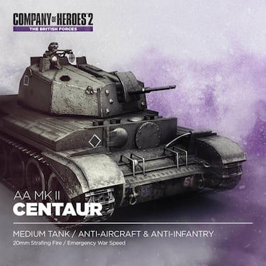 Así funciona el tanque Centauro en la expansión de Company of Heroes 2