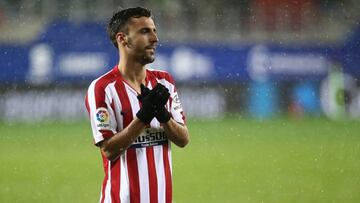 Óscar Clemente con el Atlético.
