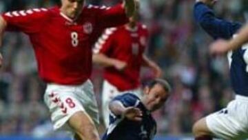 <b>DISPONIBLE</b>. El futbolista podría jugar ante bulgario en el próximo partido de la selección danesa.