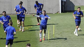 Rodrigo, Garay, Ferran y Coquelin.