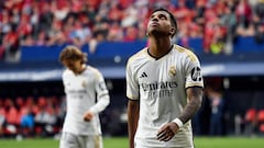 Rodrygo, en un partido con el Madrid.