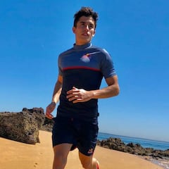 Así se cuida Marc Márquez