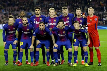 Equipo del Barcelona.