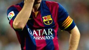 Leo Messi, en el partido del pasado sábado en el Bernabéu.