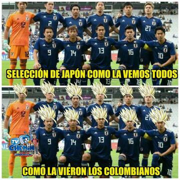 Los memes de la derrota de Colombia ante Japón