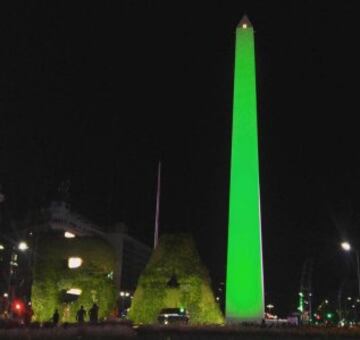 Obelisco de Buenos Aires.