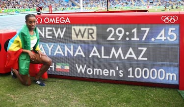 Almaz Ayana demolishes 23-year-old world record