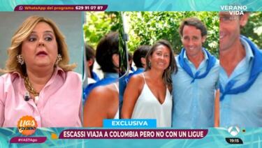 Pillan a ?lvaro Mu?oz Escassi en Colombia con una mujer que no es Hiba Abouk