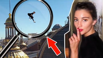 Ampisound demuestra que el viral de la chica practicando parkour en Par&iacute;s es fake.