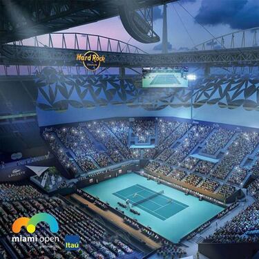 La nueva sede del Miami Open va cogiendo forma