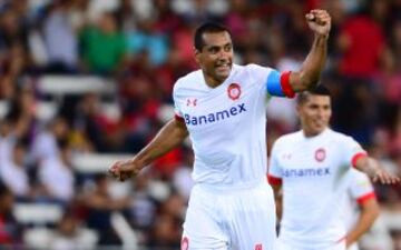 Paulo Da Silva embocó un gol ante Atlas y guía la sólida defensa del Toluca, que es junto a la del América la menos goleada del torneo.