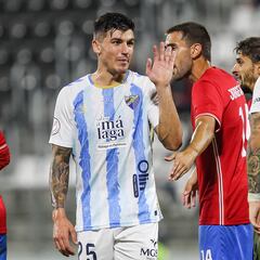 Castel, el principal señalado de la debacle copera del Málaga