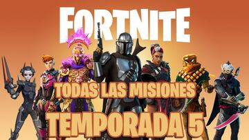 Fortnite Temporada 5: guía de todas las misiones