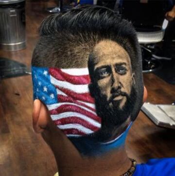El portero de Estados Unidos, Tim Howard, aparece entre los diseños.