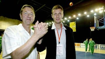 Jiri Zidek y Jiri Zidek Jr., padre e hijo, exjugadores de baloncesto que han ganado la Recopa en 1969 con el Slavia de Praga y la Copa de Europa en 1999 con el Zalgiris Kaunas, respectivamente.