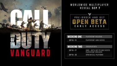 Beta abierta de Call of Duty: Vanguard; fechas, duración y cómo conseguir acceso