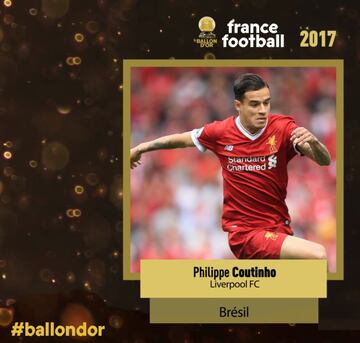 2017 Ballon d'Or: results in full as Cristiano Ronaldo wins award