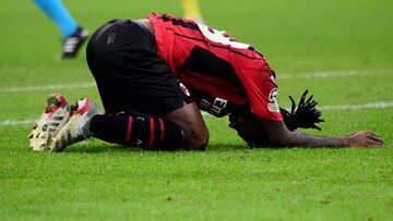 Kessie durante el partido contra el Liverpool.