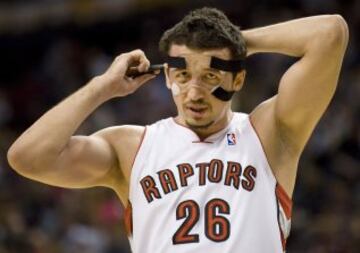 Hedo Turkuglu, jugador de los Toronto Raptors (febrero 2010).