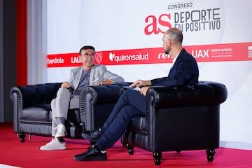 José Hidalgo, presidente de ADESP charla con Jesús Mínguez, Redactor jefe de AS.