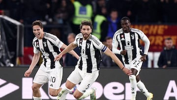 Manuel Locatelli celabra un gol.