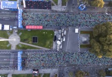 La colorida jornada del Maratón de Santiago, en imágenes