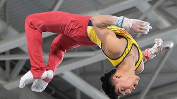 Ángel Barajas, campeón de piso en el Mundial Juvenil de Gimnasia