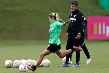 Entrenamiento de Nacional Femenino.