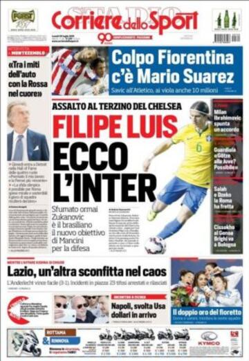 Portadas de la prensa deportiva