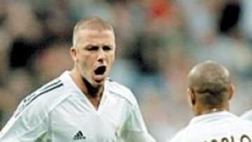 <b>CON LOS NIÑOS. </b>Beckham ejerce de profesor en Canal Plus.