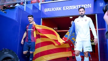 Eibar y Elche, en el encuentro de la pasada jornada de Liga.