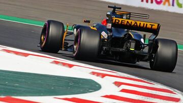 Hulkenberg con el monoplaza de Renault.