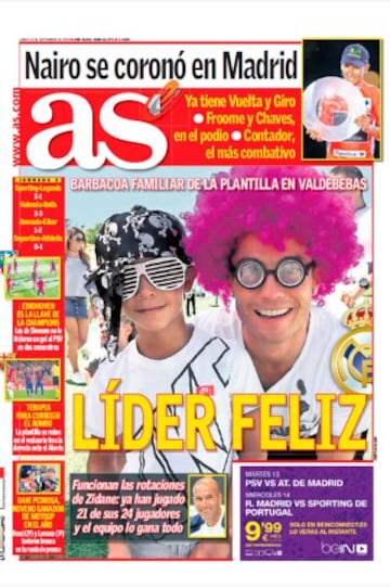 Las portadas de AS de septiembre