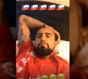 Vidal mostró sus primeros momentos con la Roja en Miami