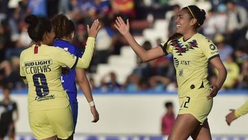 Cruz Azul - Am&eacute;rica en vivo: Liga MX Femenil, jornada 2