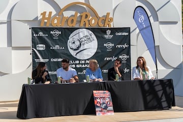 Almudena Mosteiro, José Bernal, Ángeles Muñoz, Alejandro Alonso y Vanesa Zárate.