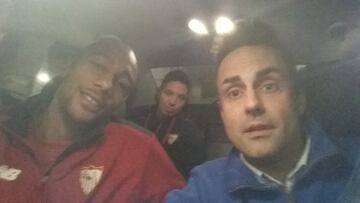 Nzonzi y Nasri, de fiesta.