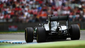 Nico Rosberg durante el GP Alemania 2016.