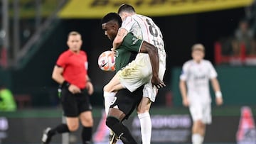 Jhon Córdoba anota en victoria de Krasnodar sobre Lokomotiv Moscú.