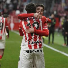 Nico Serrano y Dotor comienzan a dar réditos en El Molinón